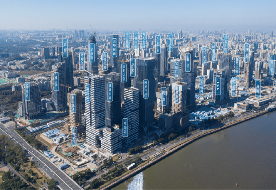 2020年廣東省推進(jìn)粵港澳大灣區(qū)建設(shè)領(lǐng)導(dǎo)小組印發(fā)《廣州人工智能與數(shù)字經(jīng)濟(jì)試驗(yàn)區(qū)建設(shè)總體方案》，標(biāo)志著廣州人工智能與數(shù)字經(jīng)濟(jì)試驗(yàn)區(qū)規(guī)劃正式開啟。同年9月，廣州人工智能與數(shù)字經(jīng)濟(jì)試驗(yàn)區(qū)（大學(xué)城園區(qū)）項(xiàng)目動(dòng)工，項(xiàng)目總投資約56.5億元。圖為廣州市舉行全面加快廣州人工智能與數(shù)字經(jīng)濟(jì)試驗(yàn)區(qū)琶洲片區(qū)西區(qū)建設(shè)現(xiàn)場(chǎng)。
