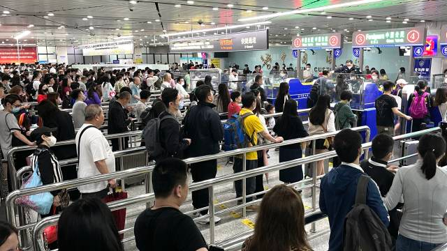 拱北口岸今年客流突破5000萬(wàn)人次
