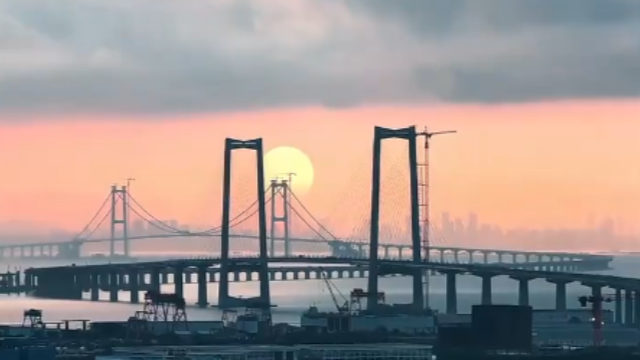 深中通道海底隧道沉管合龍在即，30秒看新全貌