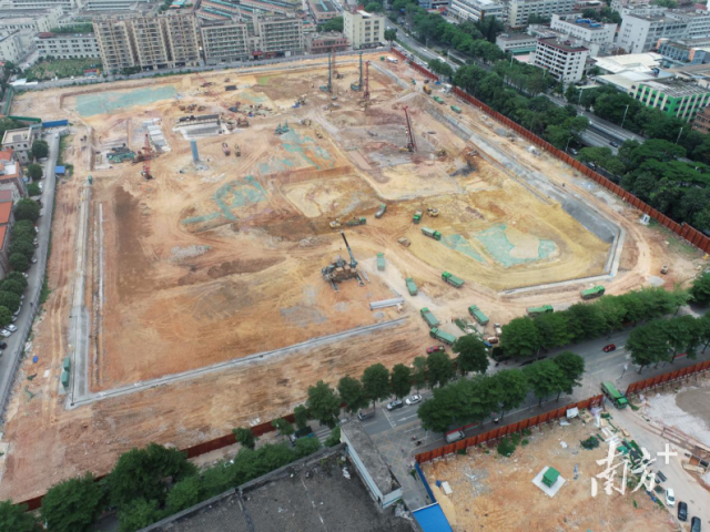 東城桑園社區(qū)第三工業(yè)區(qū)城市更新項目現(xiàn)場。受訪者供圖