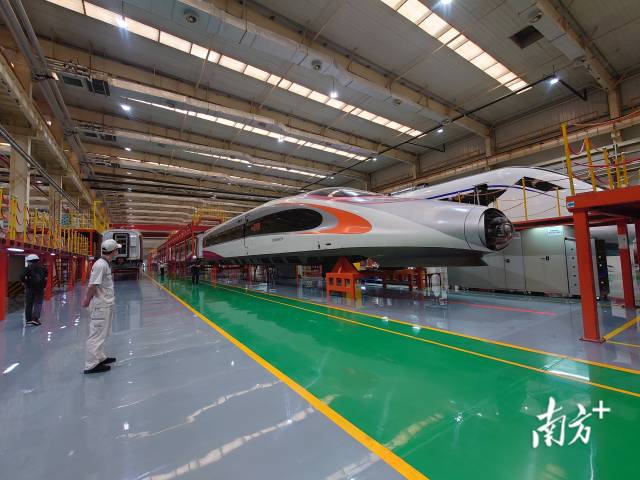 位于江門新會的中車廣東軌道交通車輛有限公司。南方+記者 姚志豪 攝