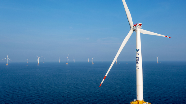 華電陽江青洲三海上風電項目已建成投產(chǎn)。受訪者供圖