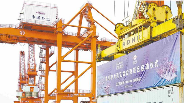 “江門高新—深圳蛇口組合港”航線運(yùn)行首月貨值超9300萬(wàn)元