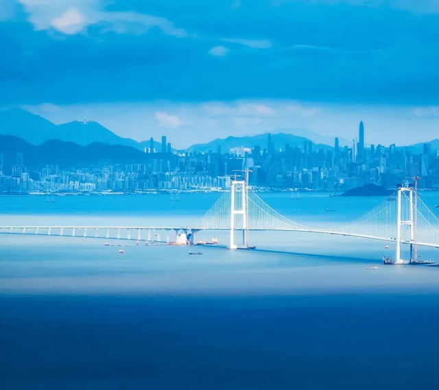 深中通道（2023年9月）。圖/視覺中國