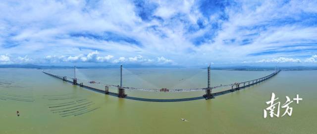黃茅海大橋。 南方+記者 楊興樂 攝