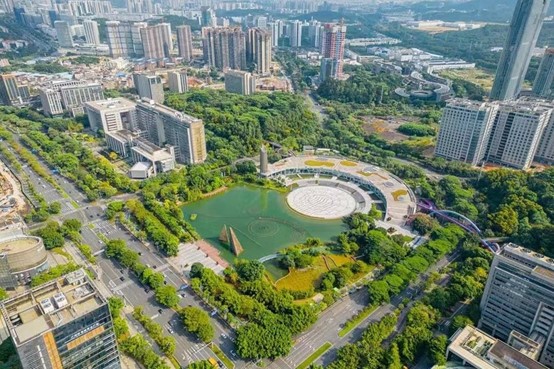 位于黃埔區(qū)的廣州科學(xué)城。圖源：廣州黃埔發(fā)布
