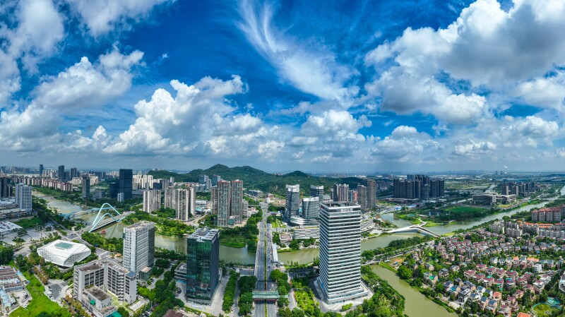 南沙城市風(fēng)景圖。劉偉 攝