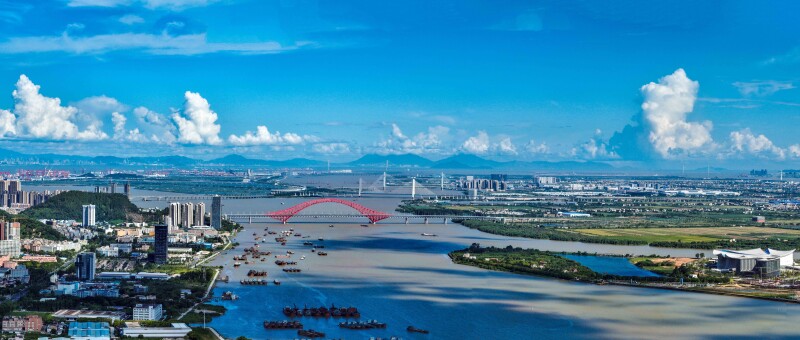 南沙城市風(fēng)景圖。劉偉 攝