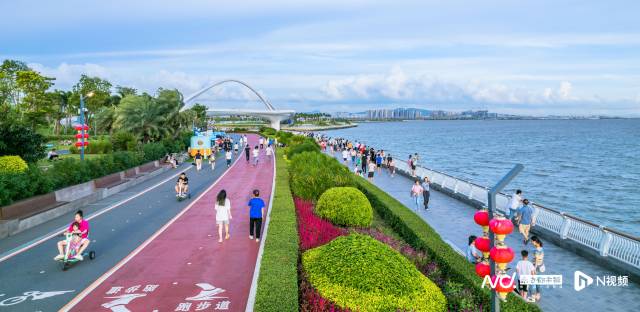 東莞濱海灣新區(qū)擁有優(yōu)美的自然生態(tài)，圖為交椅灣東海岸的美景。