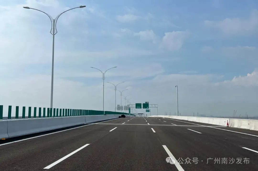 深中通道南沙線將于10月正式通車！