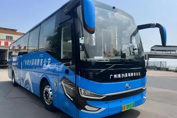 廣深跨市公交所用車(chē)輛。圖源：南沙交投集團(tuán)