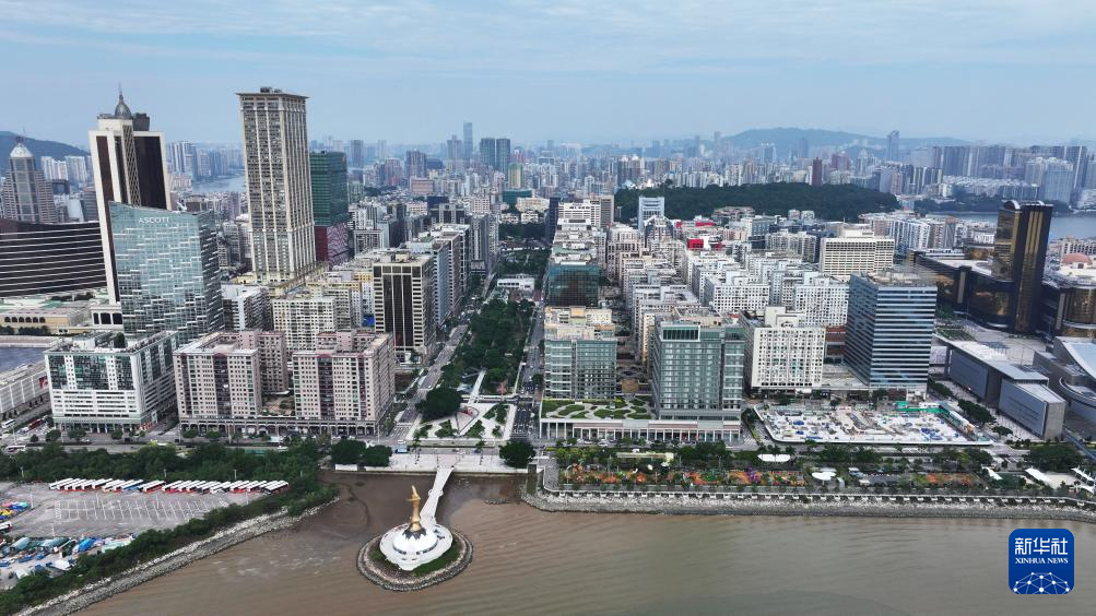 這是11月23日拍攝的澳門一景（無人機照片）。