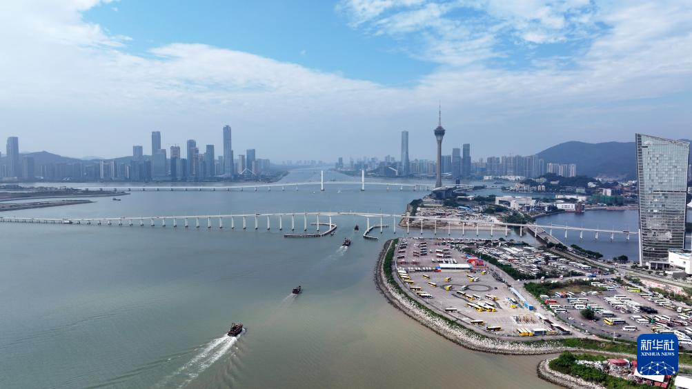 這是11月23日拍攝的澳門一景（無人機照片）。