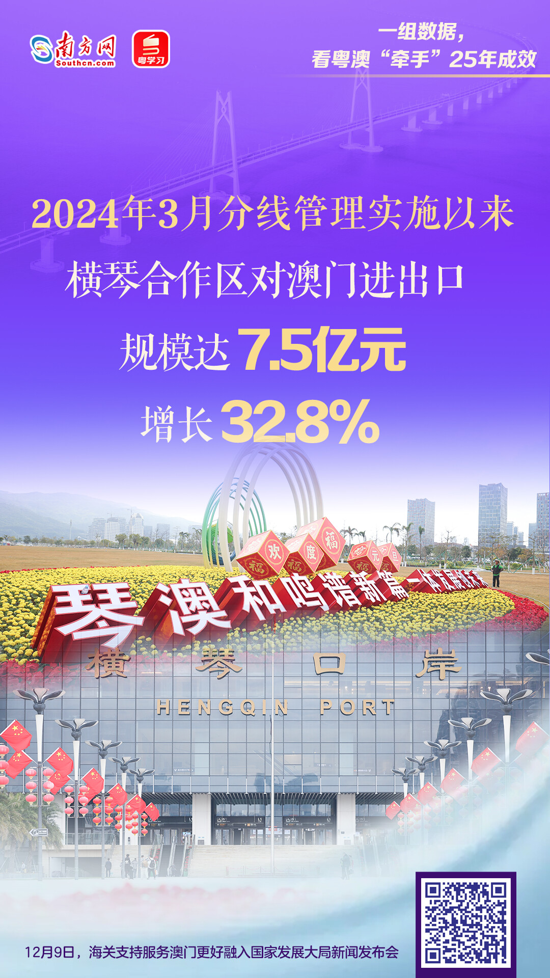 一組數(shù)據(jù)，看粵澳“牽手”25年成效
