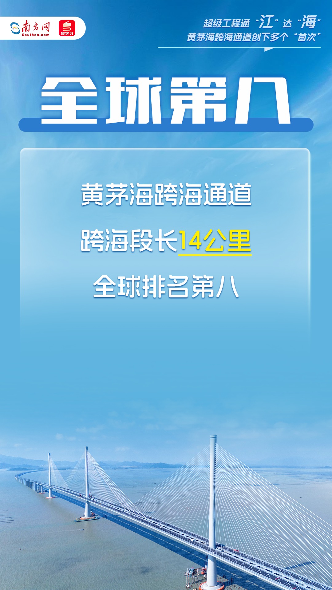 超級(jí)工程通“江”達(dá)“海”！這個(gè)跨海通道創(chuàng)下多個(gè)“首次”