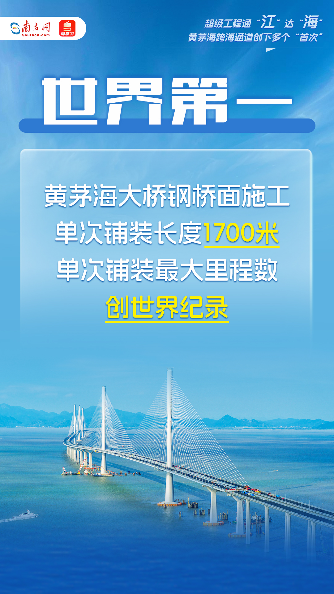超級(jí)工程通“江”達(dá)“?！?！這個(gè)跨海通道創(chuàng)下多個(gè)“首次”