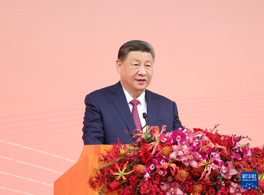 12月19日晚，國家主席習(xí)近平出席澳門特別行政區(qū)政府歡迎晚宴并發(fā)表重要講話。新華社記者 鞠鵬 攝