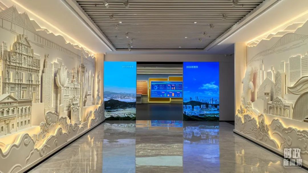 △“琴澳和鳴——橫琴粵澳深度合作區(qū)建設(shè)主題展”。（總臺央廣記者潘毅拍攝）