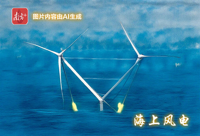 全球單體容量最大的漂浮式風(fēng)電平臺(tái)“明陽(yáng)天成號(hào)”正式投運(yùn)。