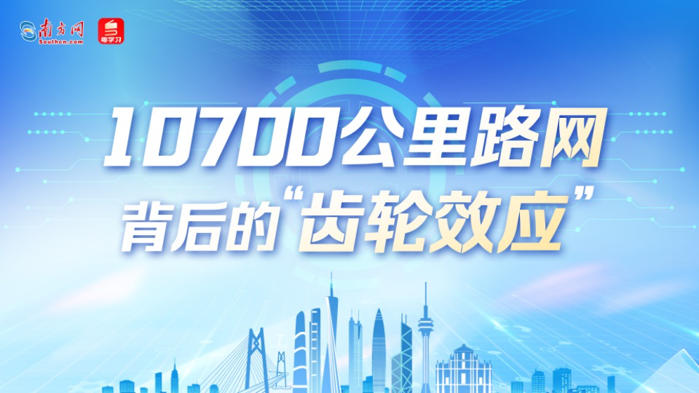 數(shù)說(shuō)大灣區(qū)｜10700公里路網(wǎng)背后的“齒輪效應(yīng)”