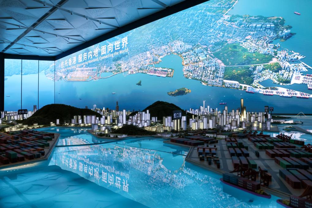  4月23日拍攝的前海展示廳。新華社記者 梁旭 攝