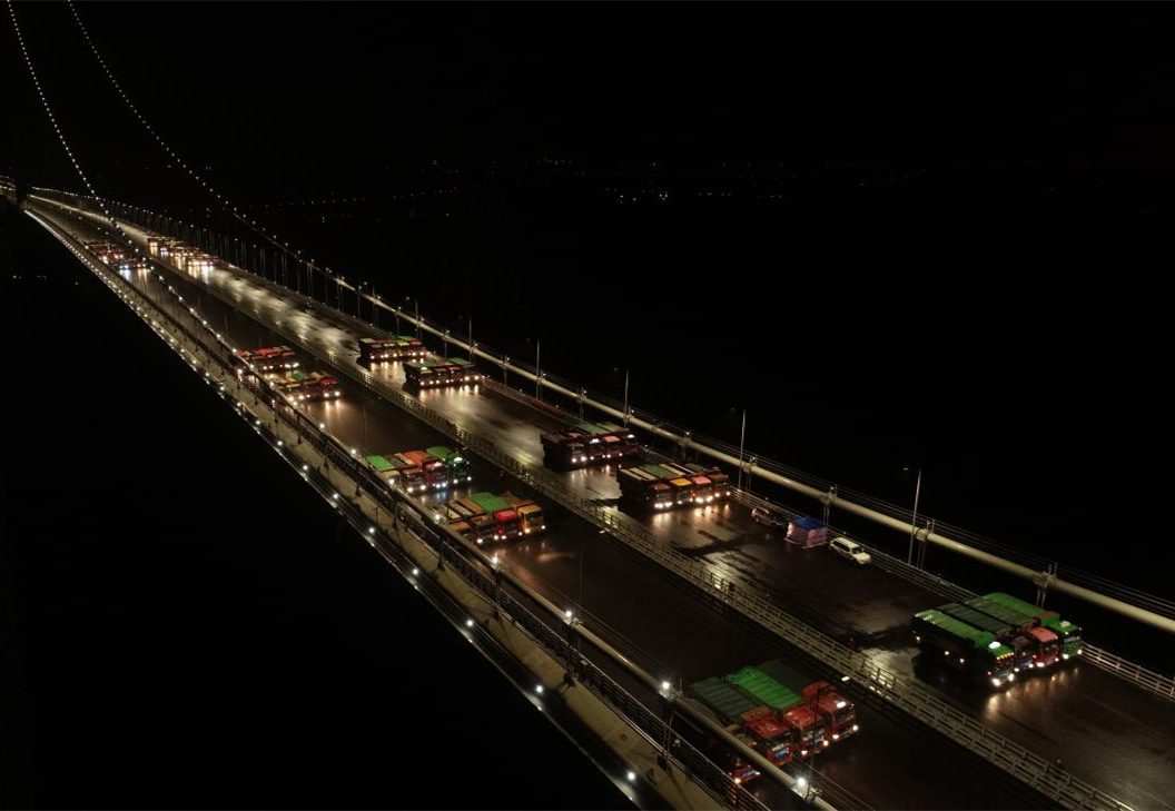 2019年3月12日，坭洲水道橋完成荷載試驗。3月14日，大沙水道橋順利完成動靜態(tài)荷載試驗，兩座主橋通過"體檢”,標志著大橋建設(shè)符合設(shè)計要求和相關(guān)規(guī)范要求。
